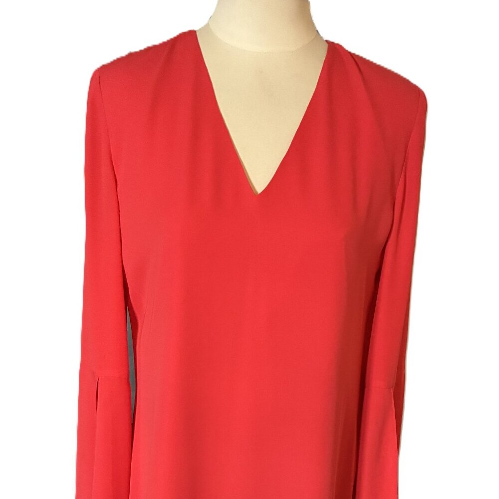 CHELSEA 28 Coral Flowy Dress sz M